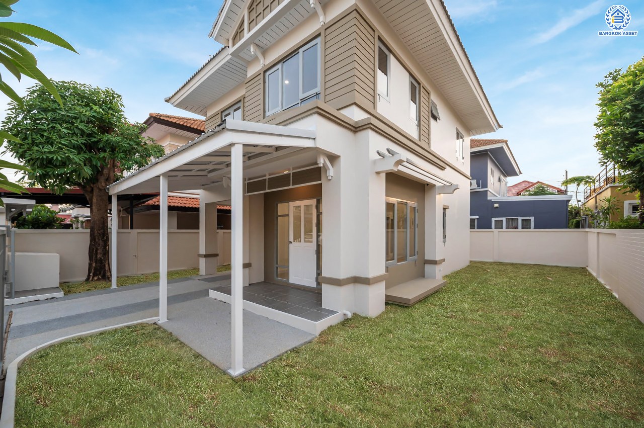 บ้านมือสองตกแต่งใหม่ โครงการ เพอร์เฟคเพลส รัตนาธิเบศร์-ไทรม้า รองรับความสุข บนเนื้อที่ 50 ตร.ว. พื้นที่ใช้สอย 147.04 ตร.ม. ฟังก์ชัน 3 ห้องนอน 2 ห้องน้ำ จอดรถได้ 1 คัน ทำเลเชื่อมต่อได้หลายเส้นทาง ติดถนนราชพฤกษ์ และรถไฟฟ้าสายสีม่วง "สถานีบางรักน้อยท่าอิฐ"...